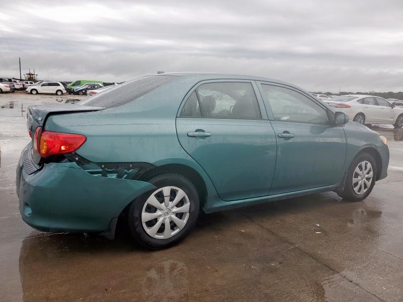 TOYOTA COROLLA BA 2009 teal  gas JTDBL40E49J053245 photo #4