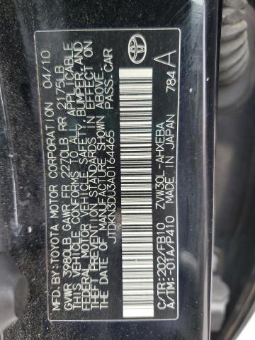 2010 TOYOTA PRIUS - JTDKN3DU3A0164465