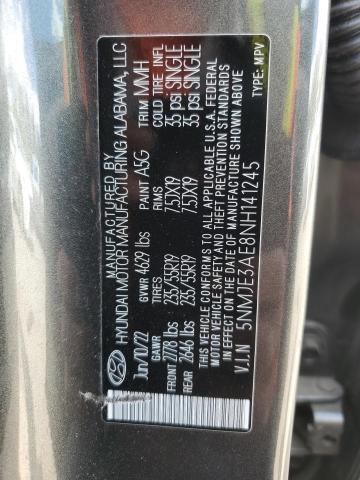 2022 HYUNDAI TUCSON LIM - 5NMJE3AE8NH141245