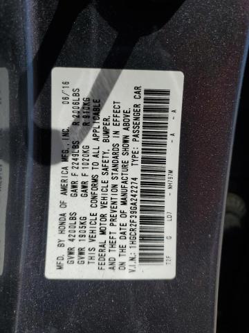 2016 HONDA ACCORD LX - 1HGCR2F39GA242274