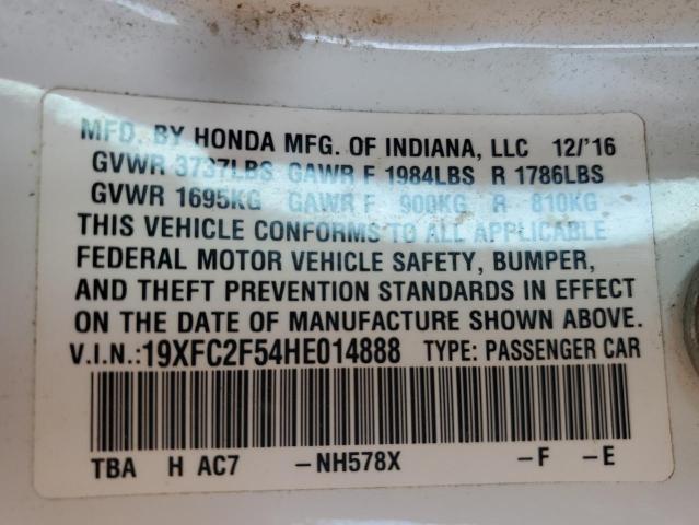 2017 HONDA CIVIC LX - 19XFC2F54HE014888