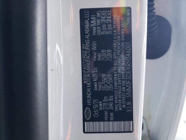 2024 HYUNDAI TUCSON SEL - 5NMJF3DEXRH346001