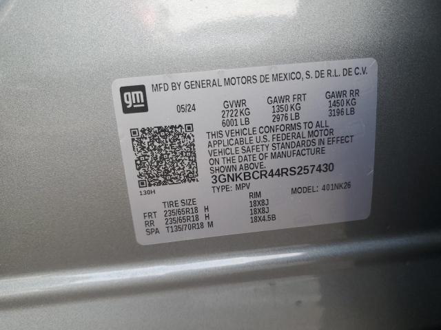 2024 CHEVROLET BLAZER 2LT - 3GNKBCR44RS257430