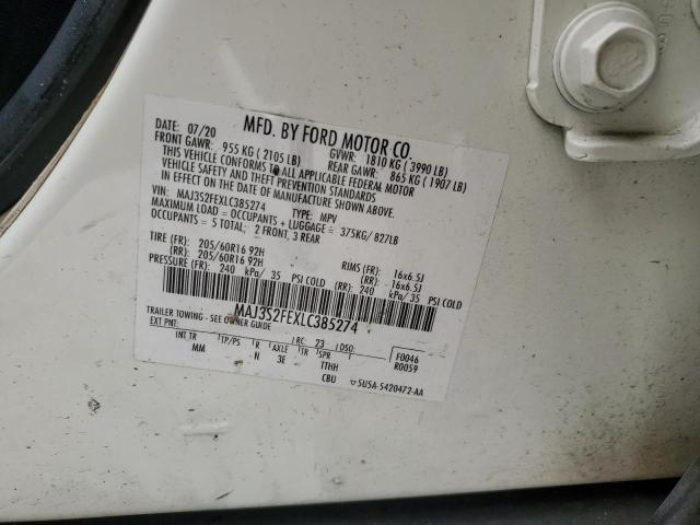 2020 FORD ECOSPORT S MAJ3S2FEXLC385274