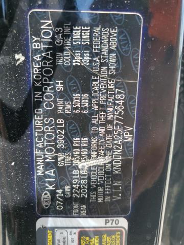 2015 KIA SOUL - KNDJN2A25F7756487