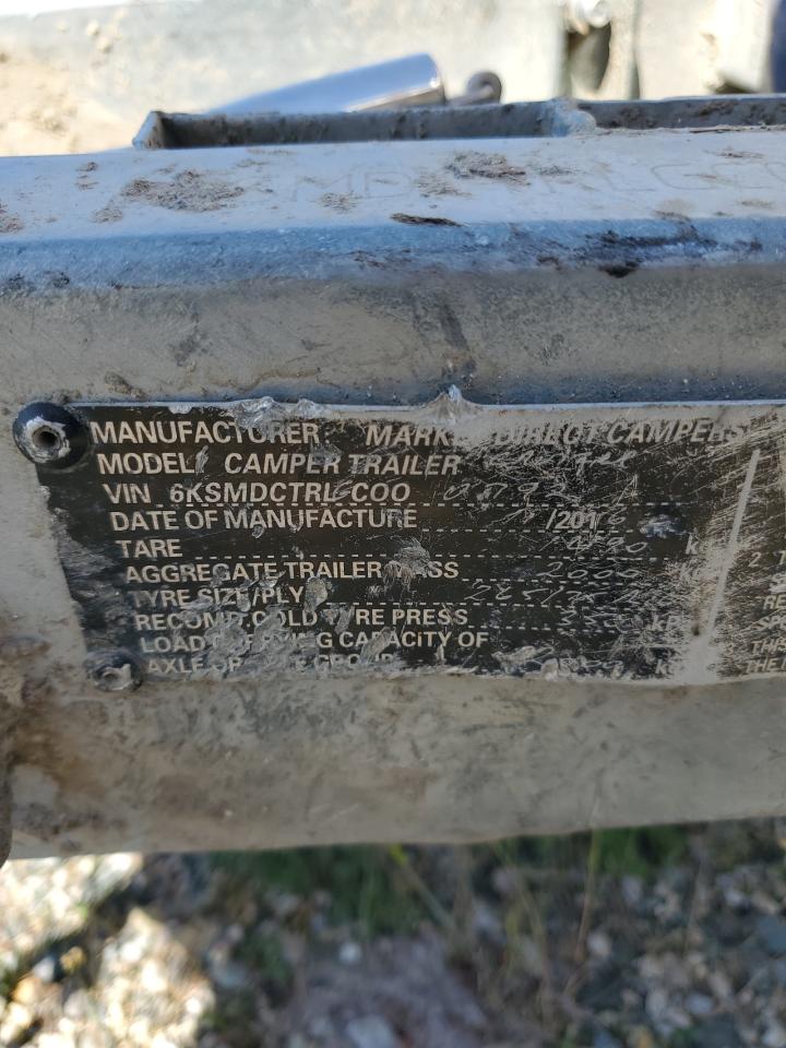 Lot #3260505308 2016 MARK POPUPTRAIL