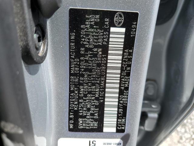 2020 TOYOTA CAMRY LE - 4T1C11AK8LU387051