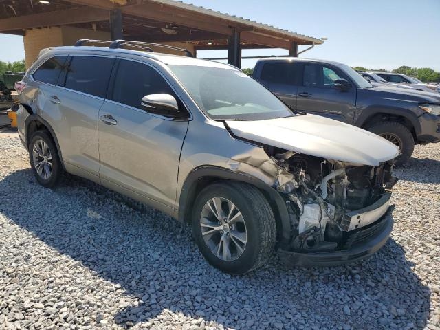 Vin: 5tdkkrfh4fs056162, lot: 53316705, toyota highlander xle 20154