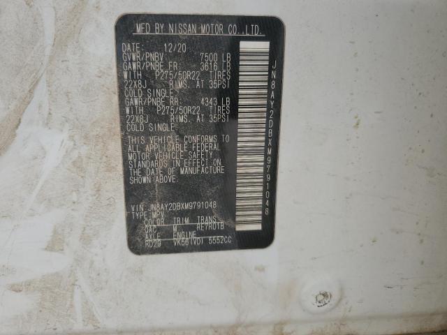 2021 NISSAN ARMADA PLA - JN8AY2DBXM9791048