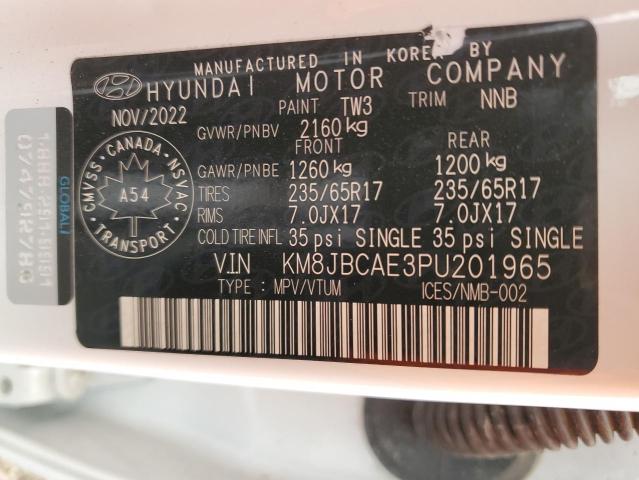 2023 HYUNDAI TUCSON SEL - KM8JBCAE3PU201965