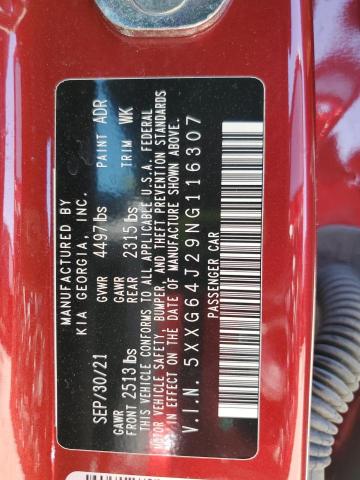 2022 KIA K5 GT LINE - 5XXG64J29NG116307