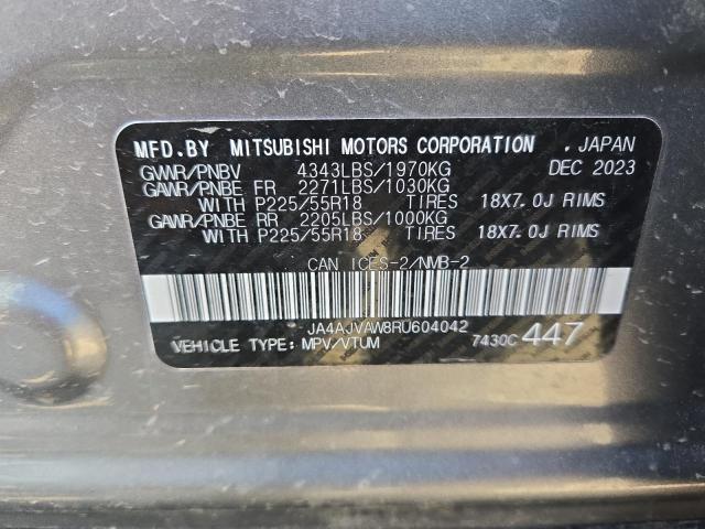 2024 MITSUBISHI RVR SE JA4AJVAW8RU604042