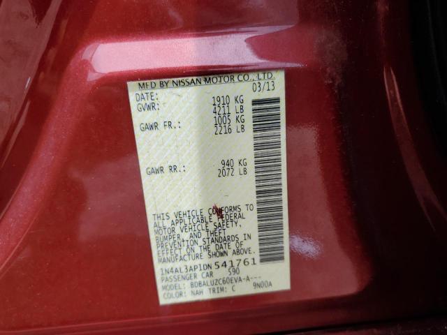 2013 NISSAN ALTIMA 2.5 - 1N4AL3AP1DN541761