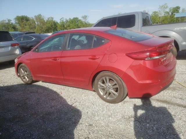 HYUNDAI ELANTRA SE 2017 red sedan 4d gas 5NPD84LFXHH122977 photo #3