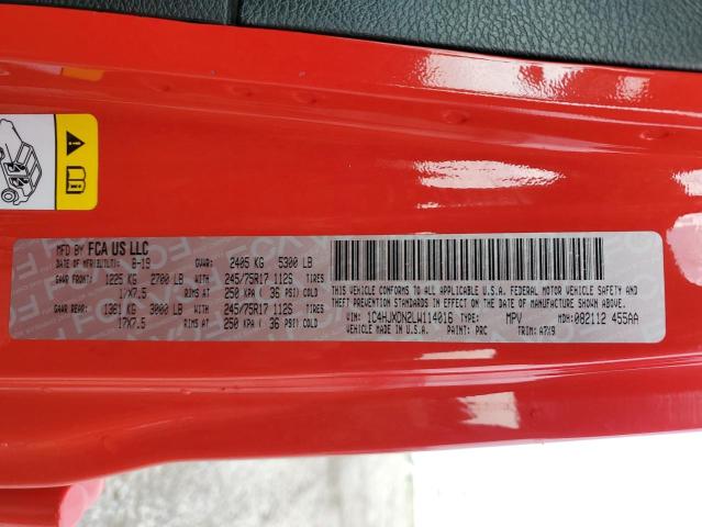 2020 JEEP WRANGLER U - 1C4HJXDN2LW114016