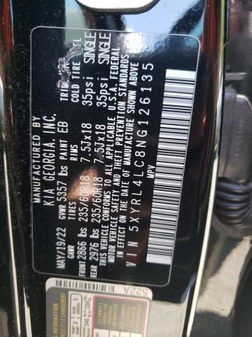 2022 KIA SORENTO S - 5XYRL4LC8NG126135
