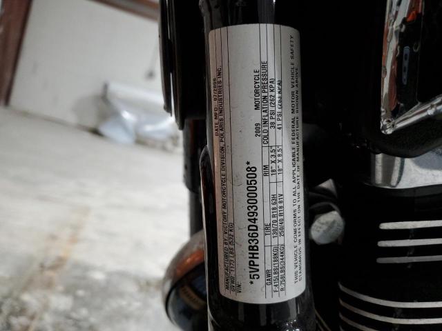 2009 VICTORY MOTORCYCLES HAMMER 5VPHB36D493000508