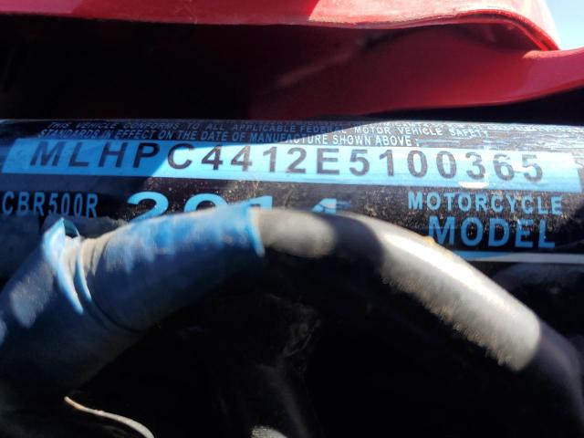 2014 HONDA CBR500 R - MLHPC4412E5100365