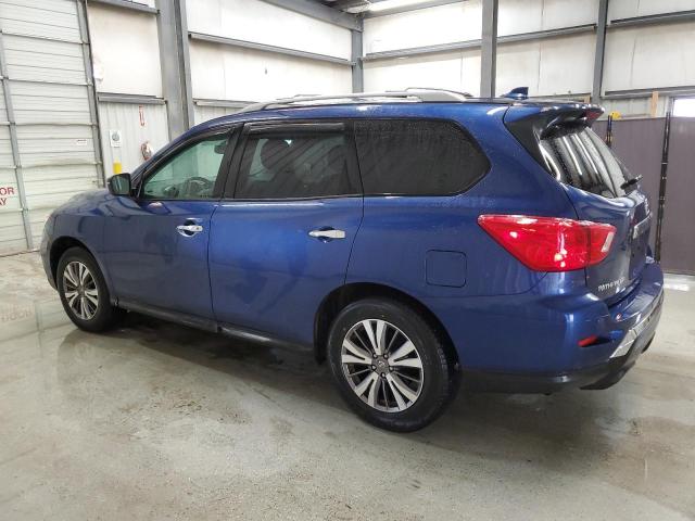 NISSAN PATHFINDER 2019 blue  gas 5N1DR2MN1KC592451 photo #3