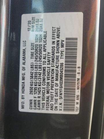5FNYF6H03MB045286 2021 HONDA PILOT