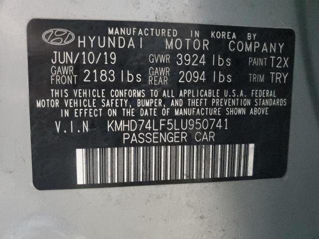 2020 HYUNDAI ELANTRA SE - KMHD74LF5LU950741