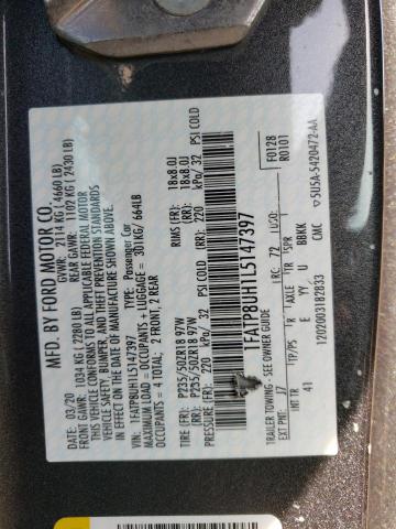 2020 FORD MUSTANG - 1FATP8UH1L5147397