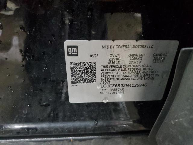 2022 CHEVROLET BOLT EUV P - 1G1FZ6S02N4125946