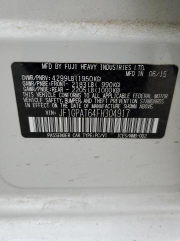 2015 SUBARU IMPREZA SP - JF1GPAT64FH304917