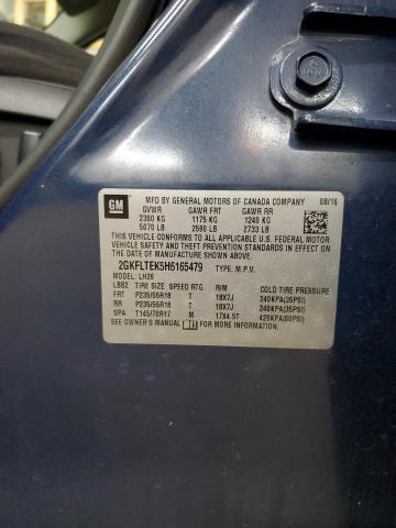 2017 GMC TERRAIN SL - 2GKFLTEK5H6165479