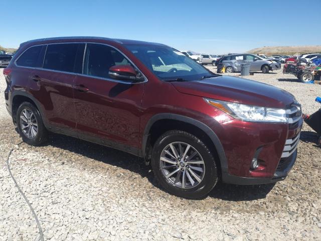 Vin: 5tdjzrfh2ks988314, lot: 54784145, toyota highlander se 20194