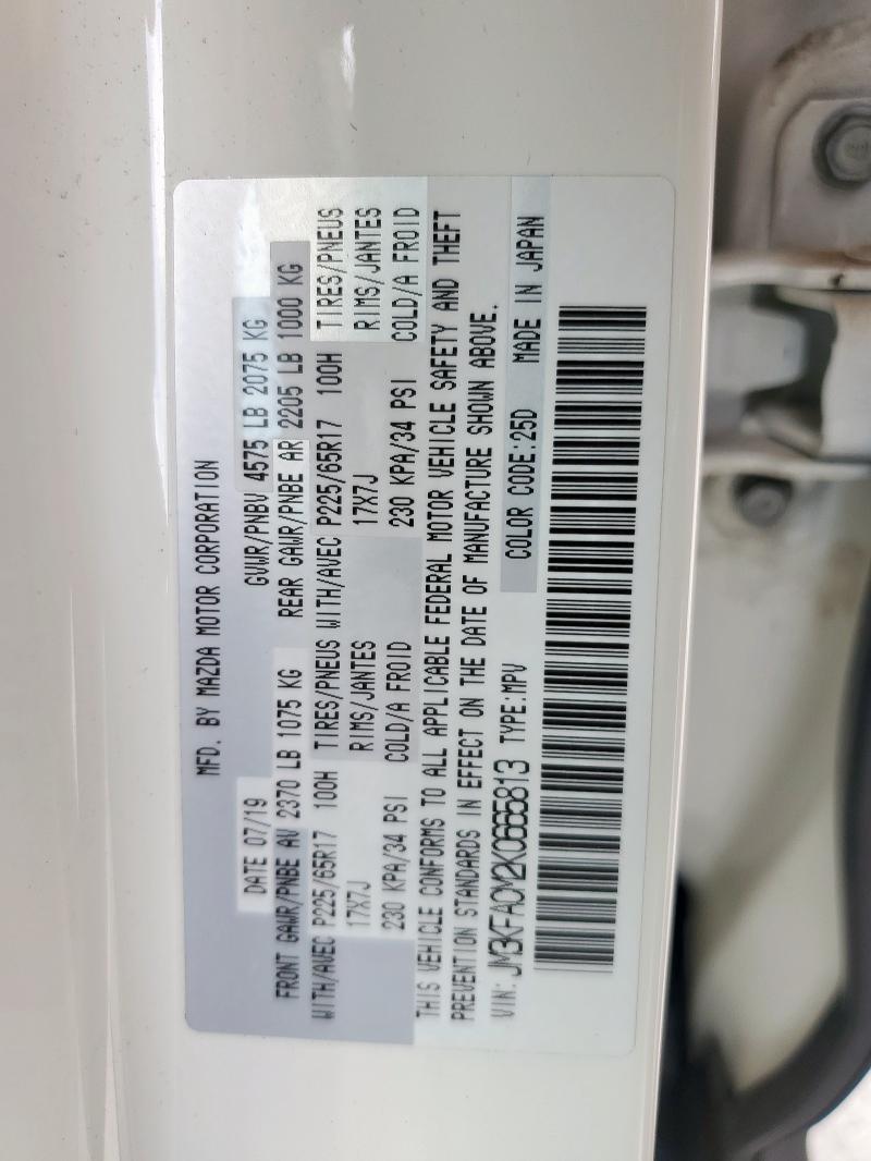 2019 MAZDA CX-5 TOURI - JM3KFACM2K0665813