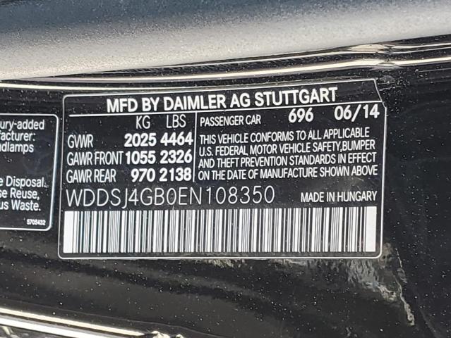 WDDSJ4GB0EN108350 Mercedes-Benz CLA 250 4MATIC