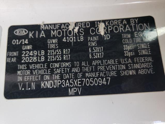 KNDJP3A5XE7050947 KIA SOUL +