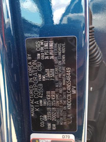 2022 KIA NIRO TOURI - KNDCC3LC4N5546449