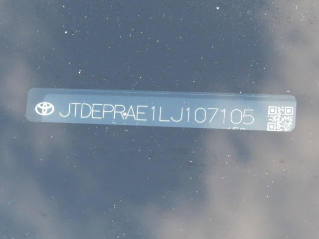 JTDEPRAE1LJ107105 Toyota COROLLA LE