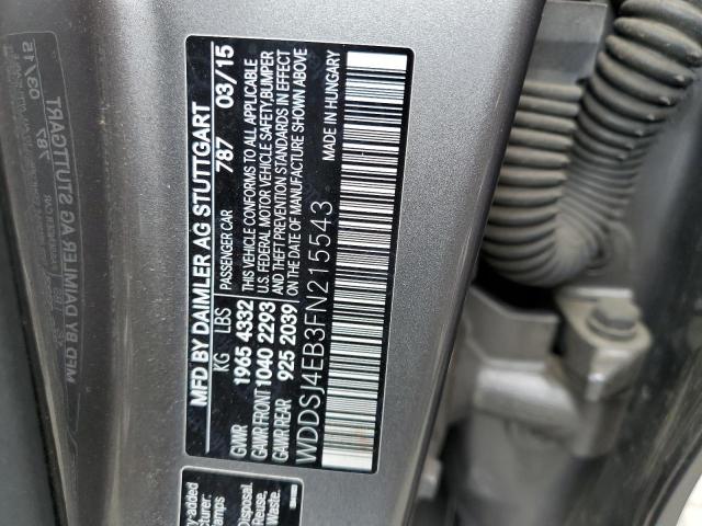 WDDSJ4EB3FN215543 Mercedes-Benz CLA 250
