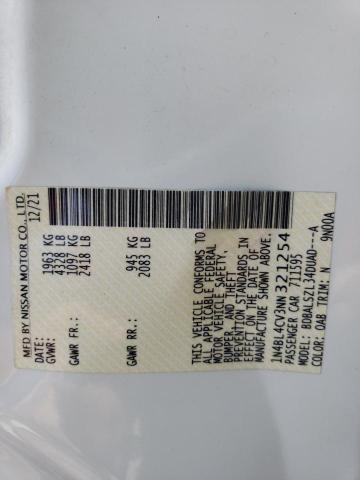 1N4BL4CV3NN321254 Nissan ALTIMA SR
