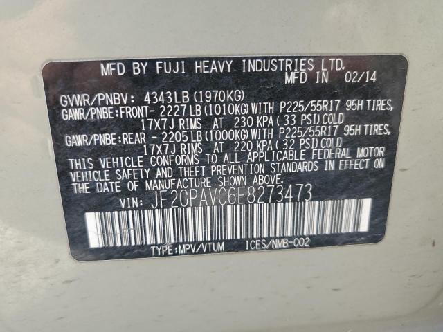 JF2GPAVC6E8273473 Subaru Xv Crosstrek 2.0 Premium