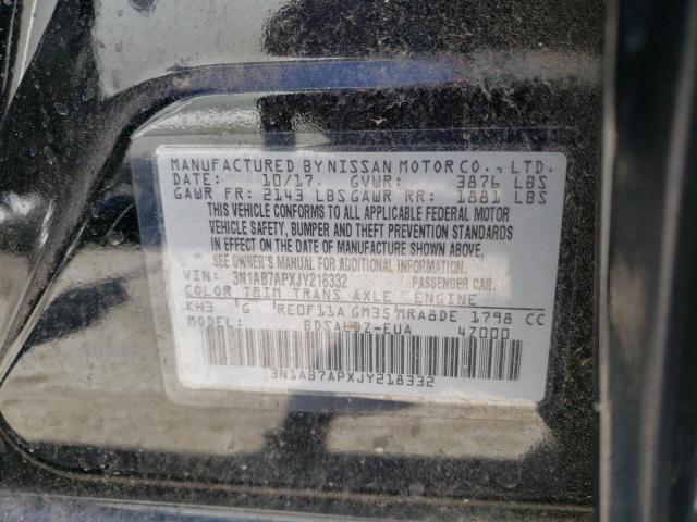 2018 NISSAN SENTRA S - 3N1AB7APXJY218332