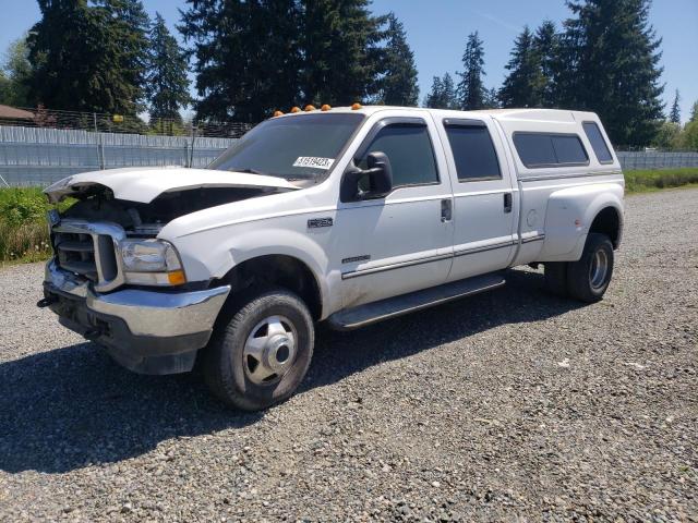 Salvage cars for sale from Copart Graham, WA: 2002 Ford F350 Super Duty
