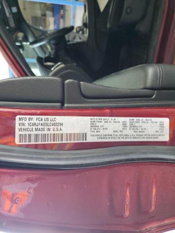 1C4RJFAG5LC402294 Jeep Grand Cherokee Laredo