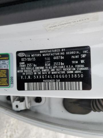 5XXGT4L36GG013850 KIA Optima Lx