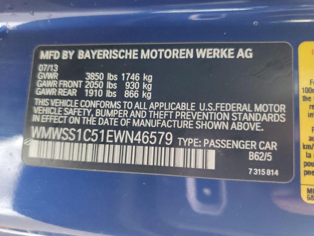 WMWSS1C51EWN46579 Mini COOPER PACEMAN