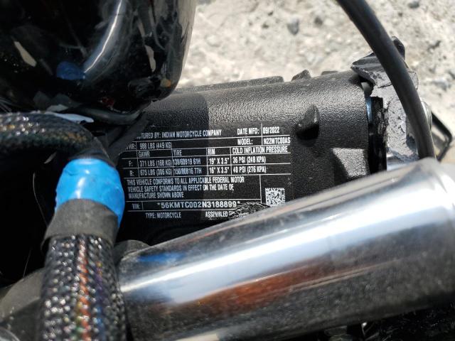 2022 INDIAN MOTORCYCLE CO. SCOUT ROGU - 56KMTC002N3188899