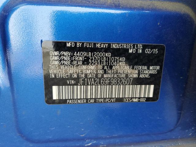 JF1VA2L69F9832607 Subaru Wrx Sti