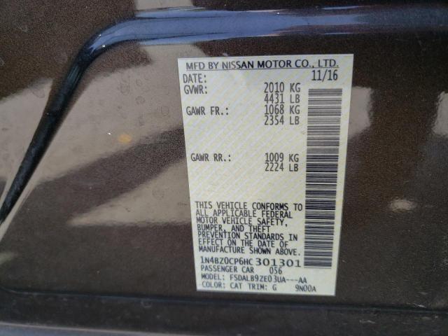 1N4BZ0CP6HC301301 Nissan LEAF S