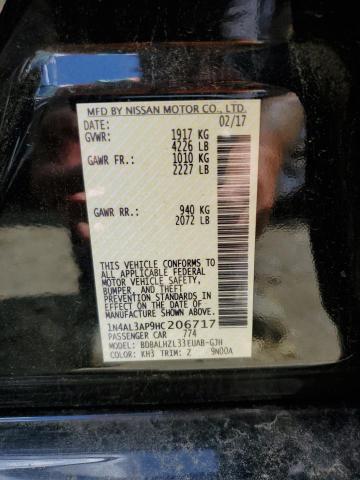2017 NISSAN ALTIMA 2.5 - 1N4AL3AP9HC206717