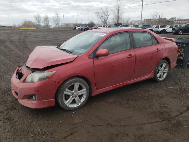 Salvage cars for sale from Copart Montreal Est, QC: 2010 Toyota Corolla XRS
