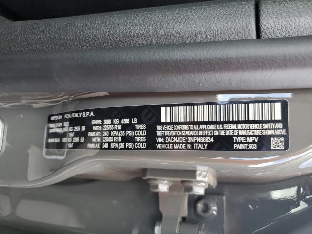 2022 JEEP RENEGADE A - ZACNJDE13NPN86834