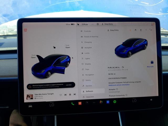 5YJ3E1EA1LF708883 | 2020 TESLA MODEL 3